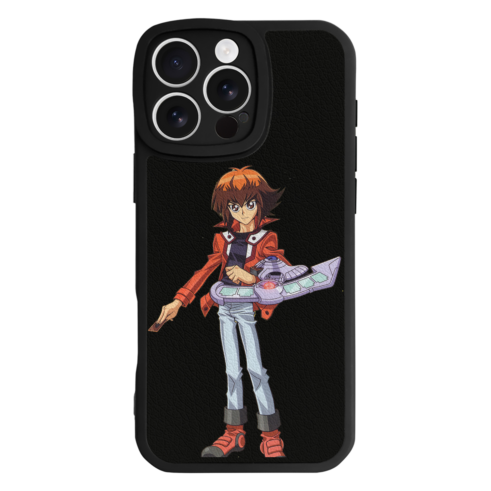 遊☆戯☆王 Yu-Gi-Oh! 【iPhone 16シリーズ対応】シリコンスマホケース（レザー調） 材質：シリコン